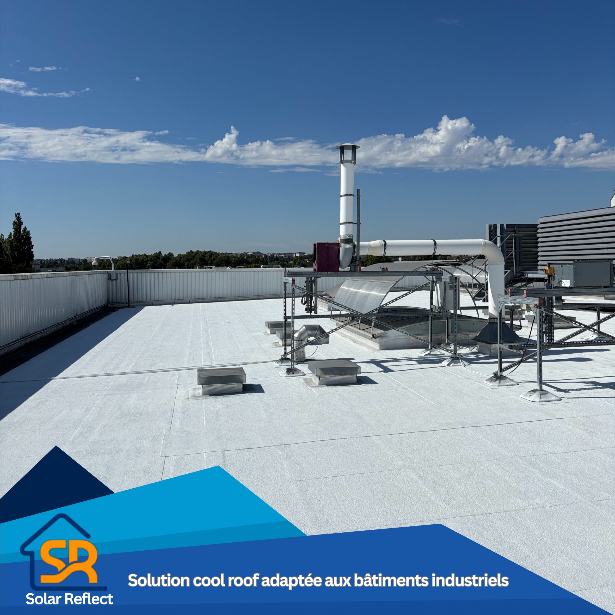 Cool roof batiments industriel Lyon