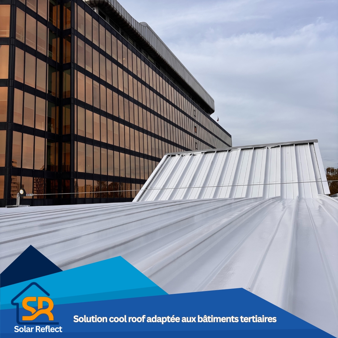Cool roof maison tertiaires Lyon